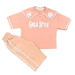 ست تیشرت و شلوارک دخترانه girls style | کد 4270 (ارسال رایگان) - تصویر 2