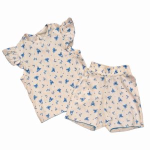 تاپ شورتک دخترانه پاپیونی