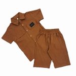 دوتیکه پیراهن و شورتک پسرانه |کد 06913041(ارسال رایگان) - Image 4