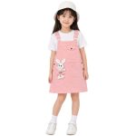 ست دوتیکه تیشرت و بیلر دخترانه خرگوشی