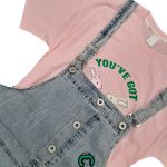 ست دوتیکه بیلر و تیشرت دخترانه YOU VE GOT |کد ۶۶۵۱(ارسال رایگان ) - Image 4