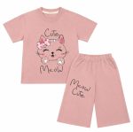 ست دوتیکه تیشرت و شلوارک Cute|کد ۰۰۲۰۷۰(ارسال رایگان ) - Image 2